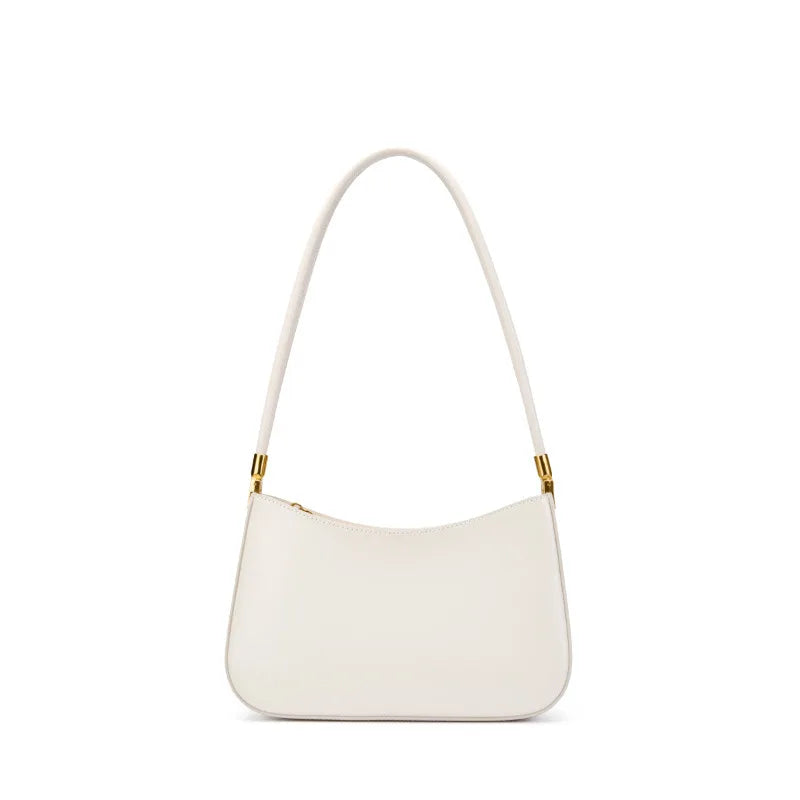 100% Genuine Leather Commuter Baguette Bag 2025 Fashion Women's handbag Underarm Shoulder Bag Female Hobo Bag For Women