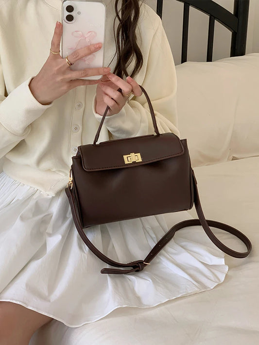2025 new autumn and winter retro mini crossbody bag, fashionable and casual small square bag, women's versatile single shoulder